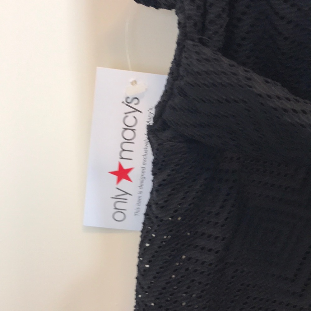 NWT Swim Solutions Black One-Piece Swimsuit - Picture 3 of 12